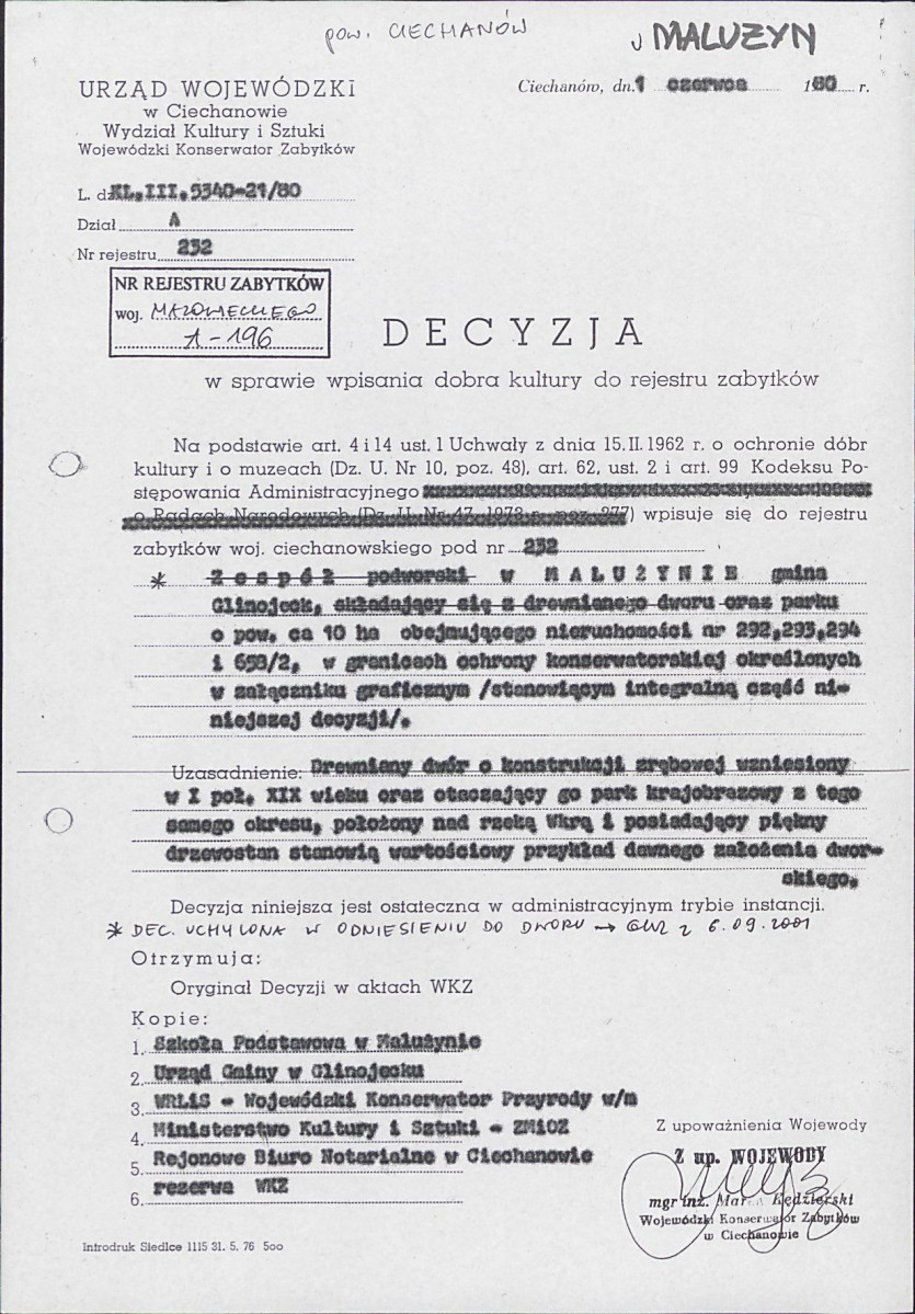 Ewidencja parkowa, skan nr 10