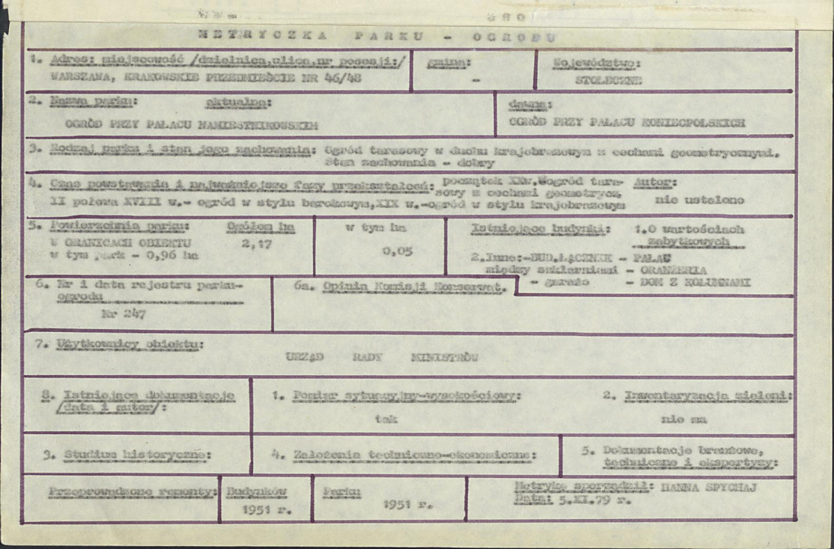 Ewidencja parkowa, skan nr 6