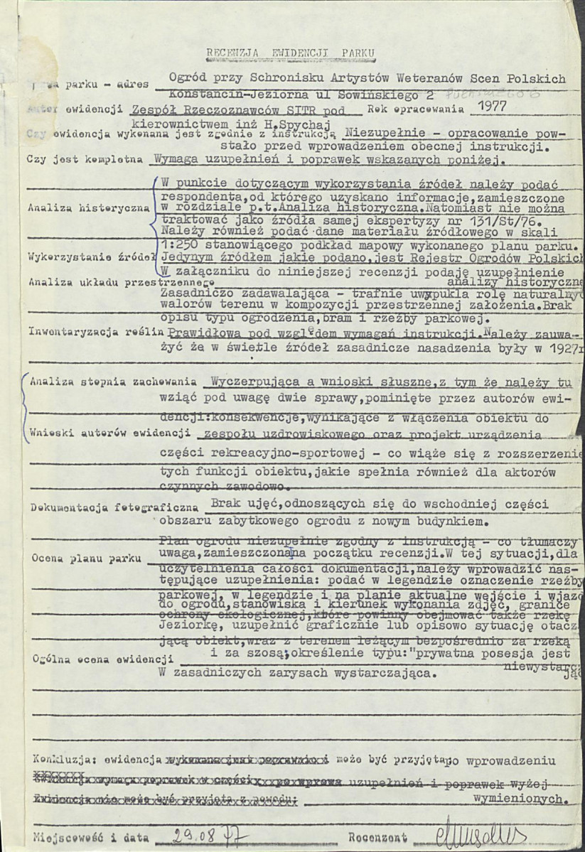 EP - Ewidencja parkowa, skan nr 4