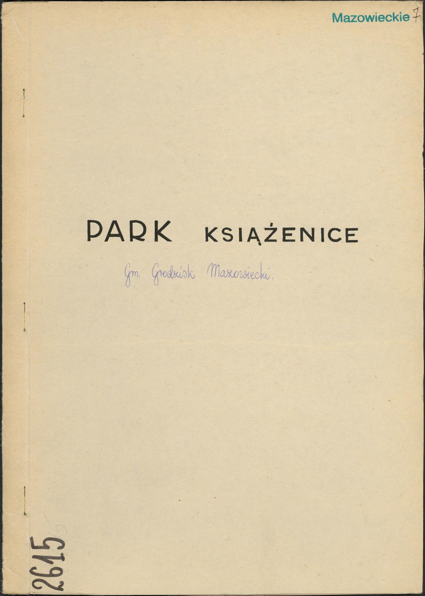 EP - Ewidencja parkowa, skan nr 1