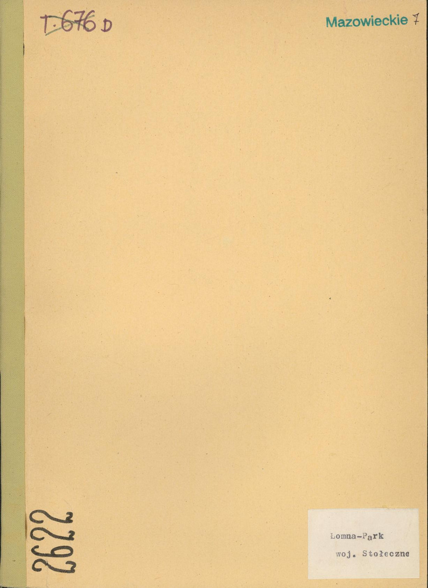 EP - Ewidencja parkowa, skan nr 1