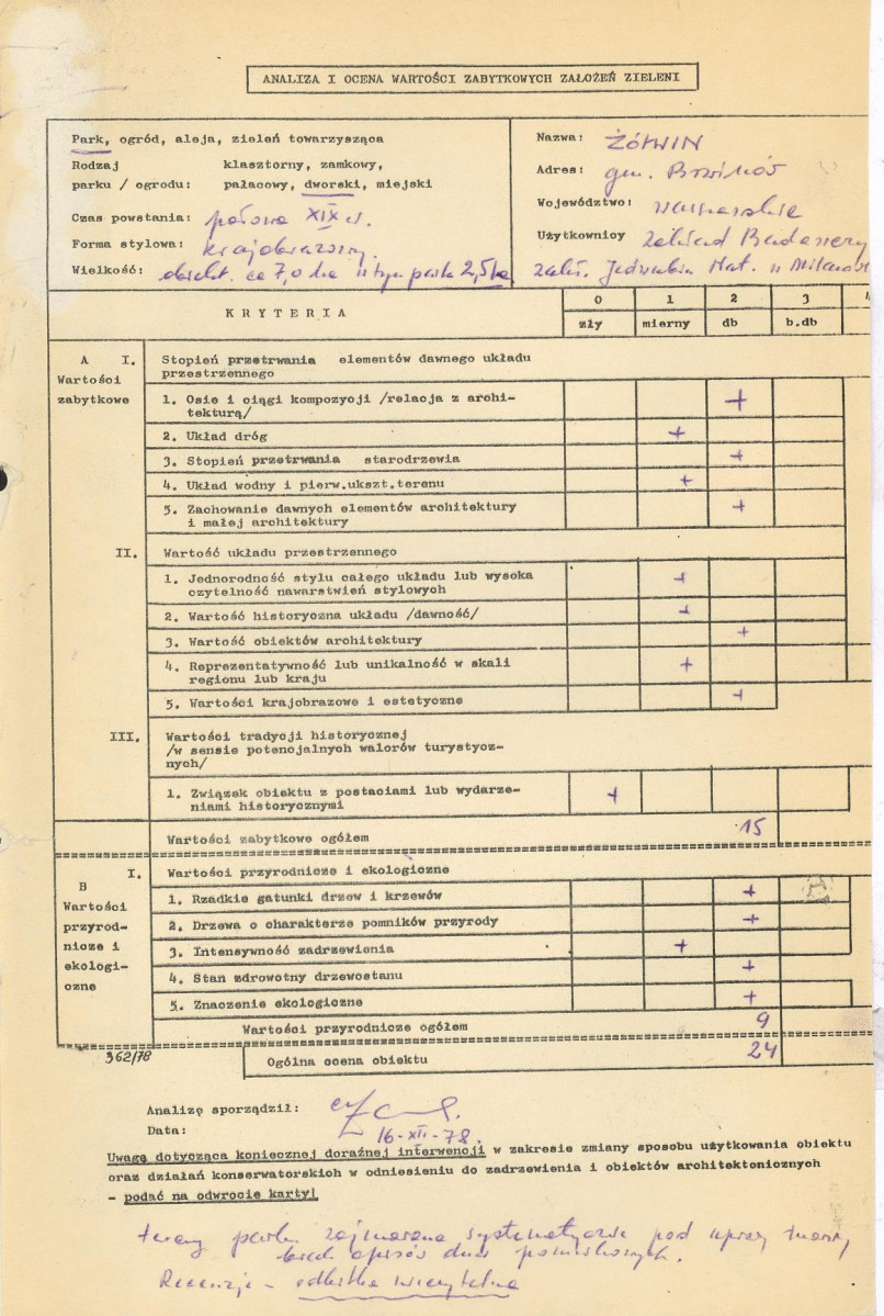 Ewidencja parkowa, skan nr 3