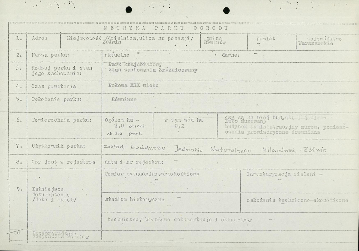 Ewidencja parkowa, skan nr 6