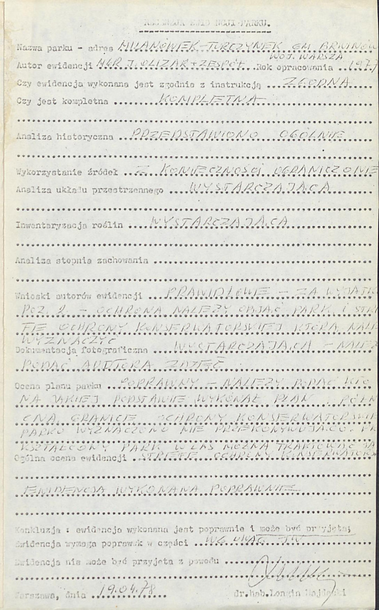 EP - Ewidencja parkowa, skan nr 4