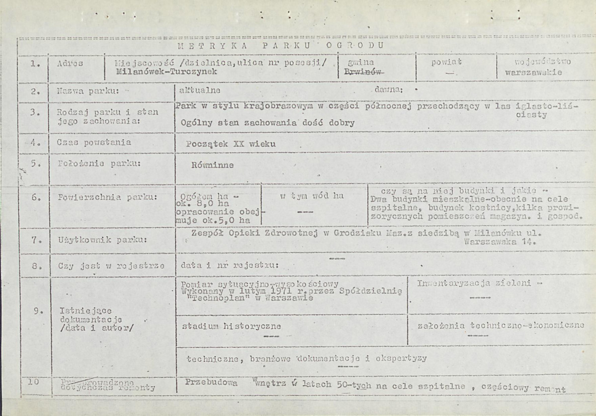 EP - Ewidencja parkowa, skan nr 6