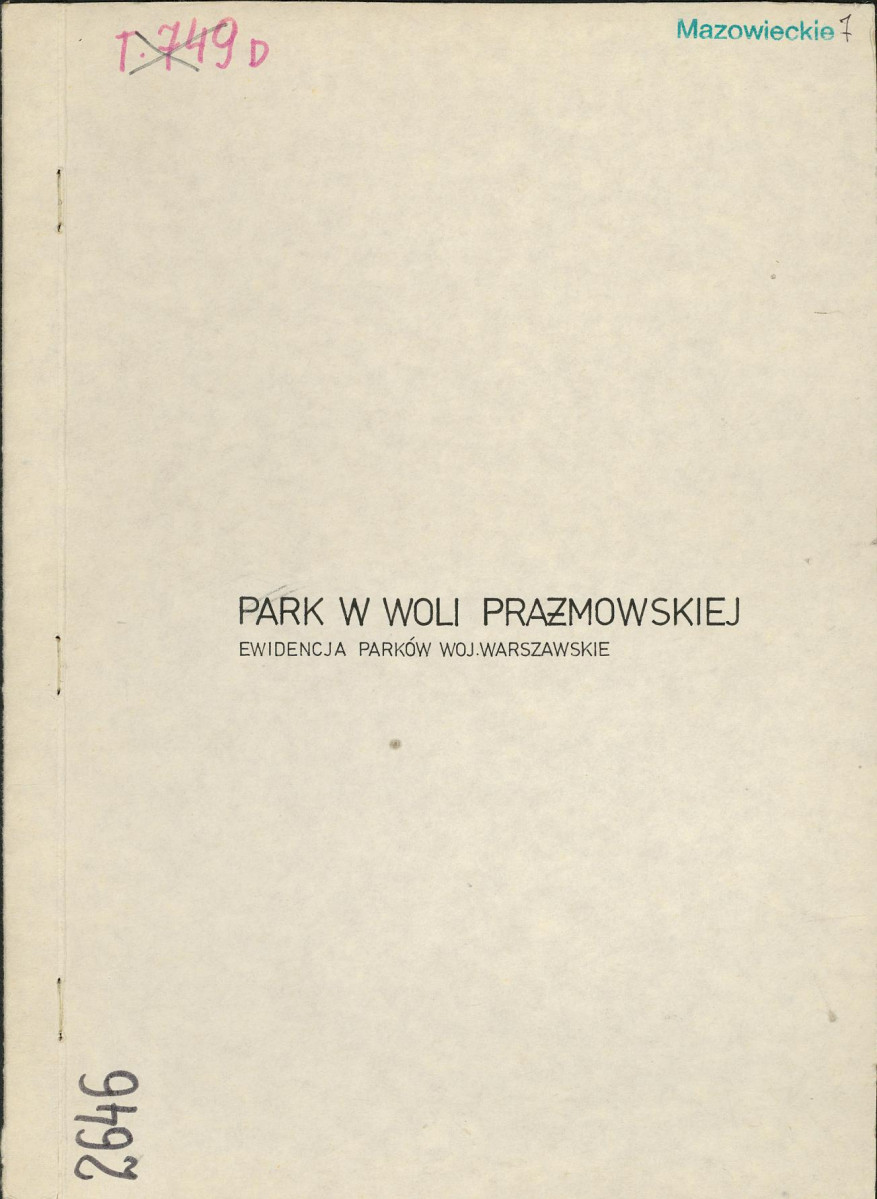 Ewidencja parkowa, skan nr 1