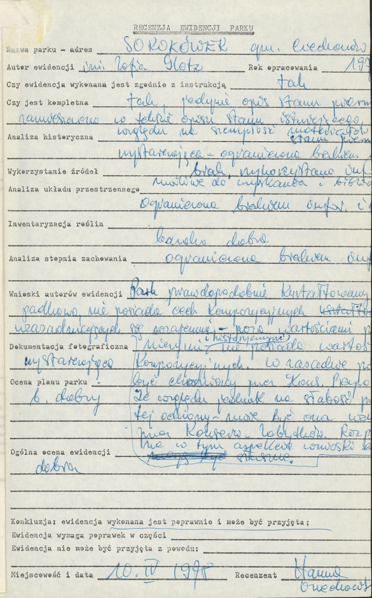 EP - Ewidencja parkowa, skan nr 5