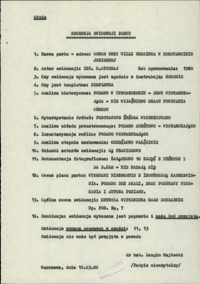 Ewidencja parkowa, skan nr 5