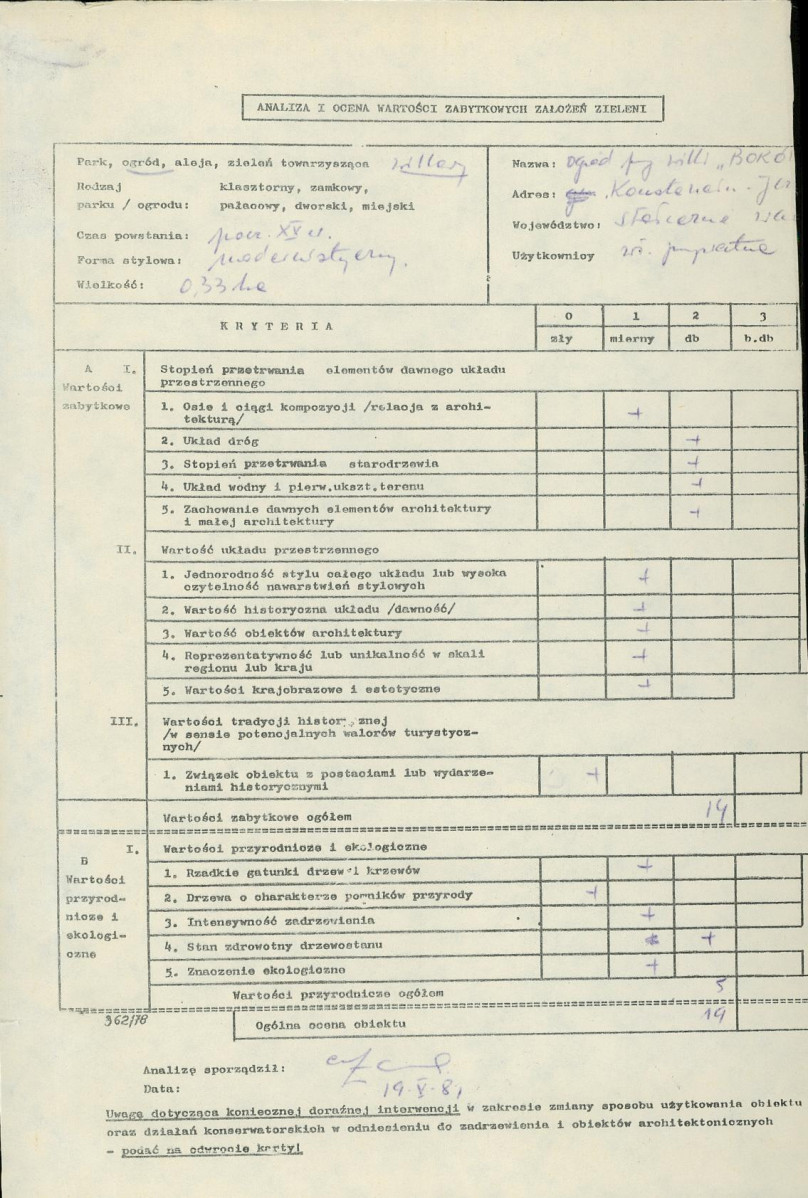 Ewidencja parkowa, skan nr 3