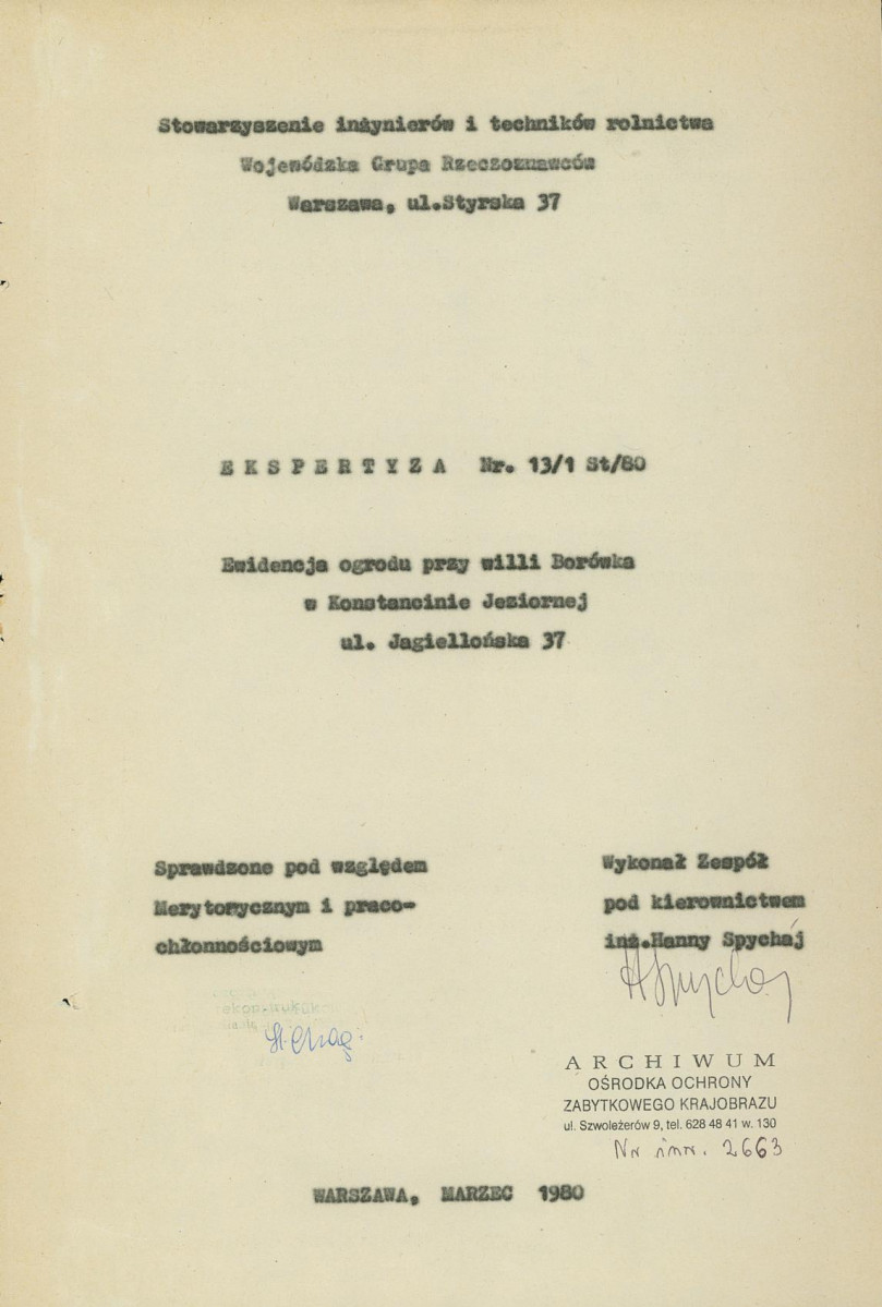 Ewidencja parkowa, skan nr 4