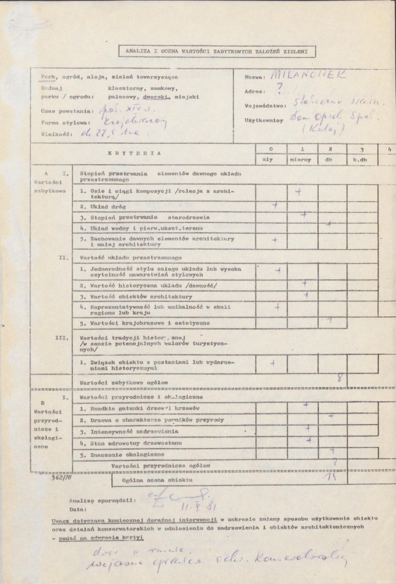 EP - Ewidencja parkowa, skan nr 3