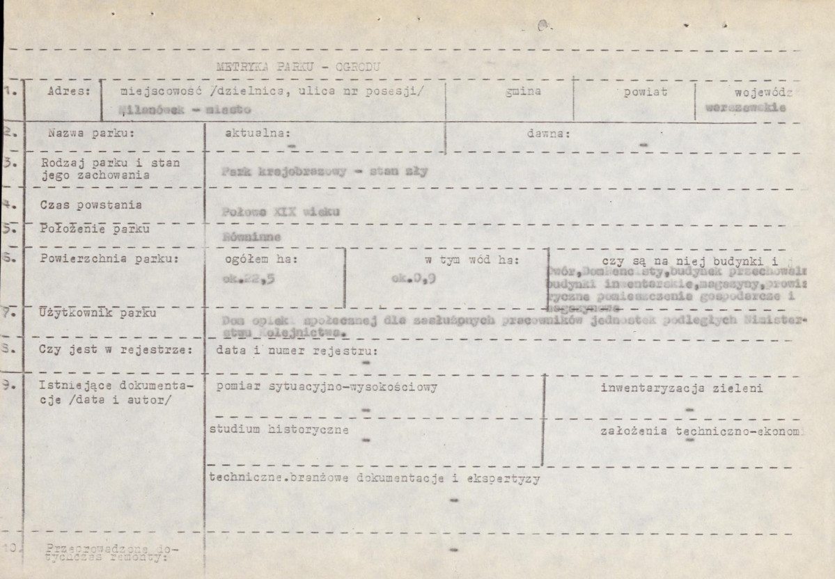 EP - Ewidencja parkowa, skan nr 5