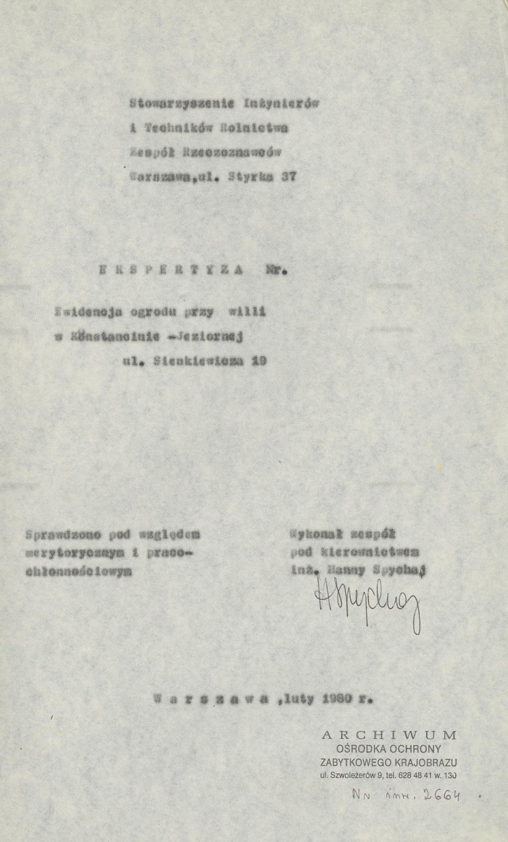 Ewidencja parkowa, skan nr 4