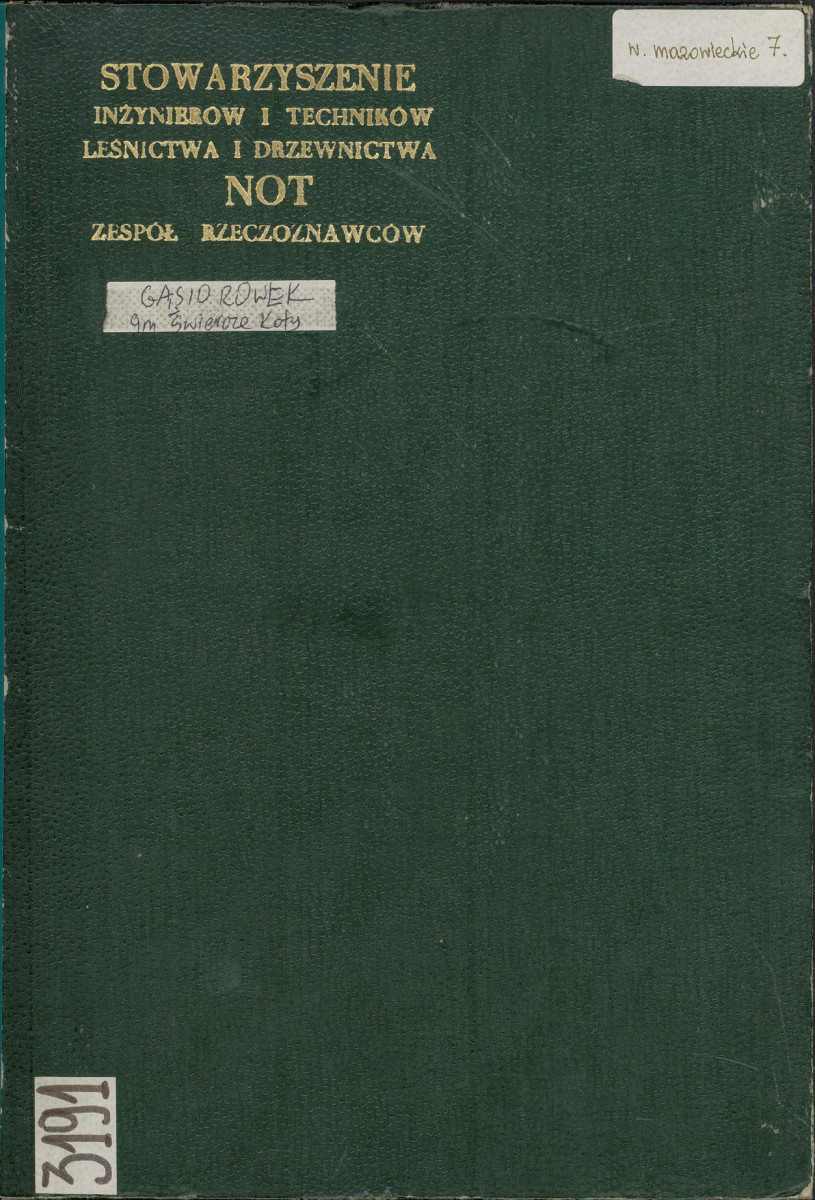 EP - Ewidencja parkowa, skan nr 1