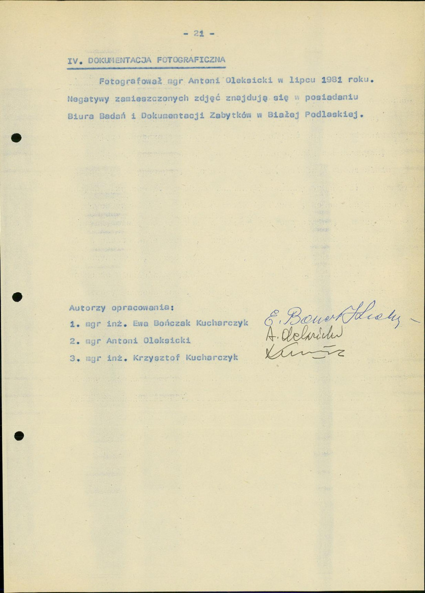 EP - Ewidencja parkowa, skan nr 25
