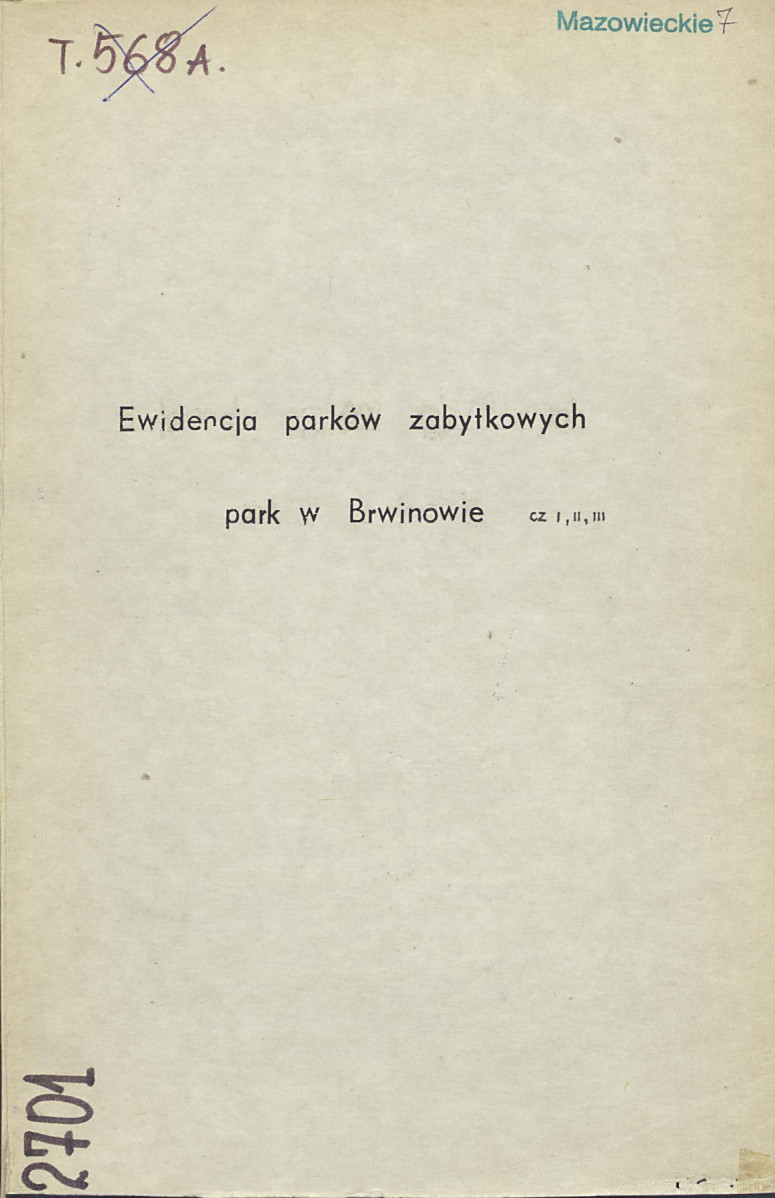 Ewidencja parkowa, skan nr 1