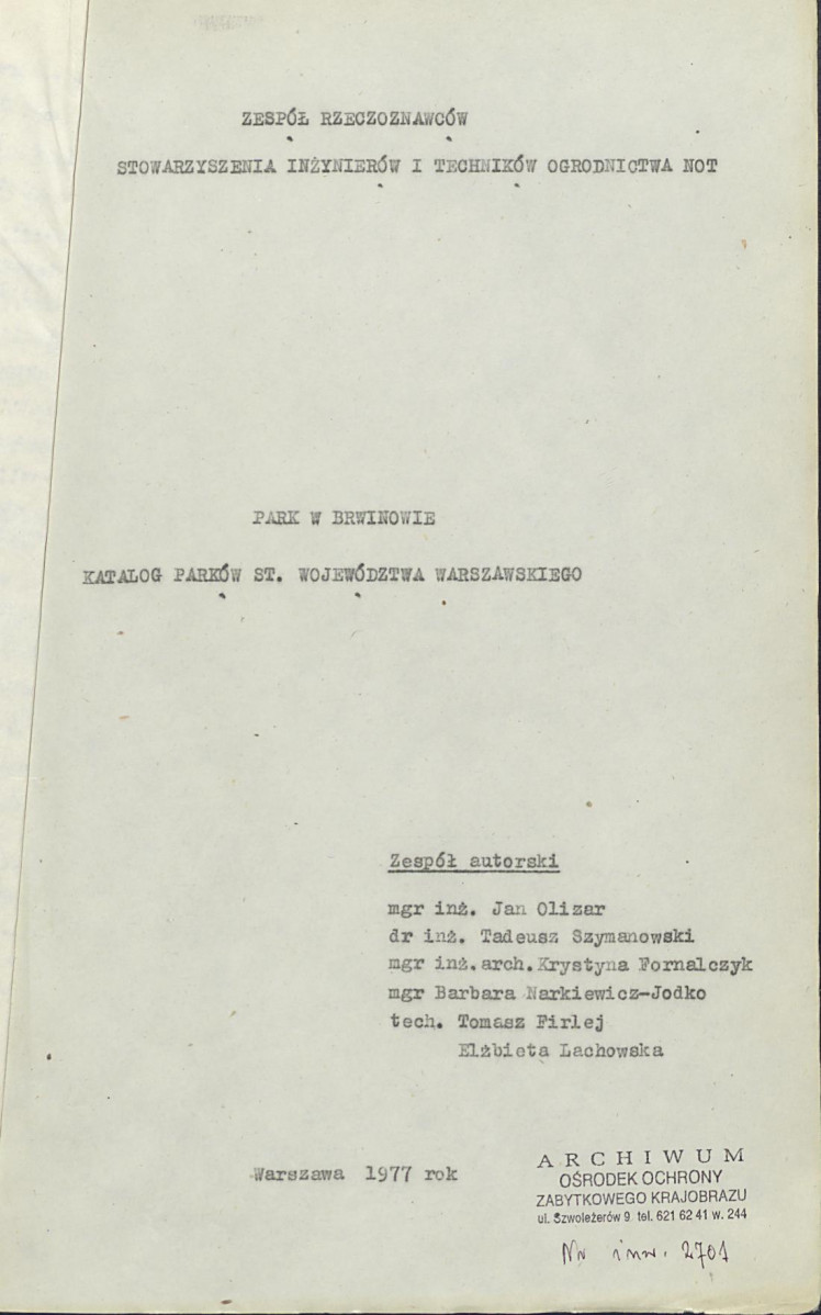 Ewidencja parkowa, skan nr 7