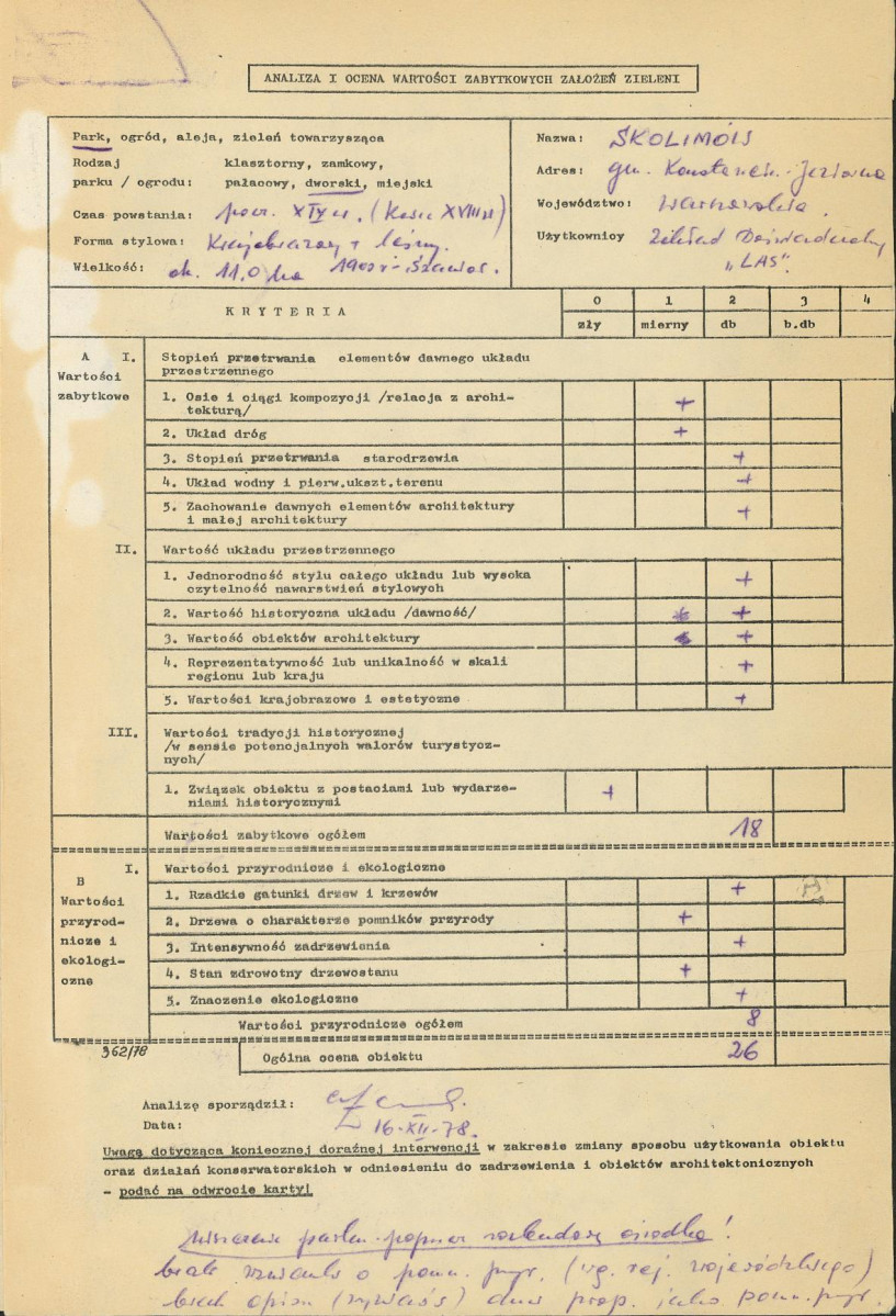 Ewidencja parkowa, skan nr 3