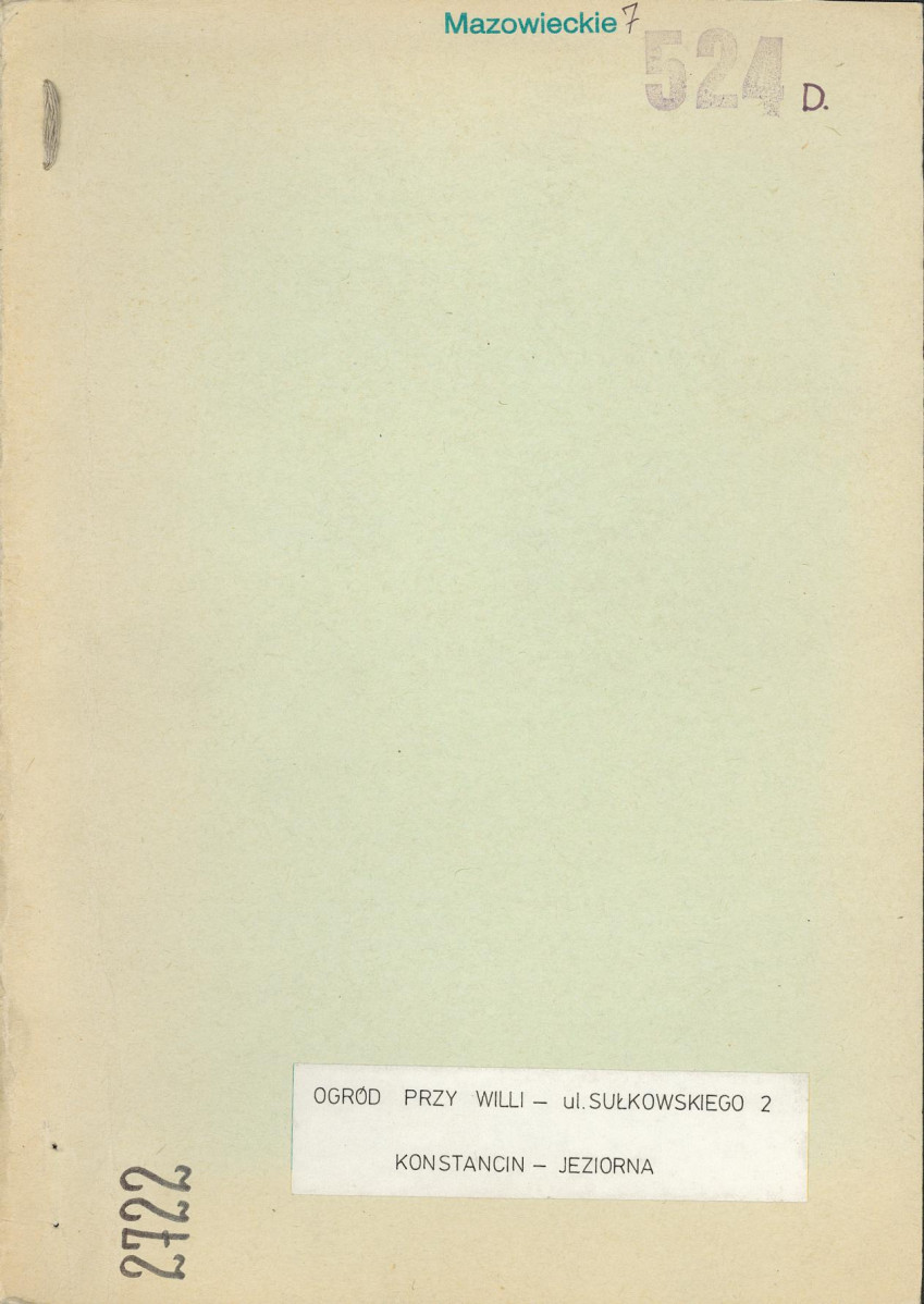 Ewidencja parkowa, skan nr 1