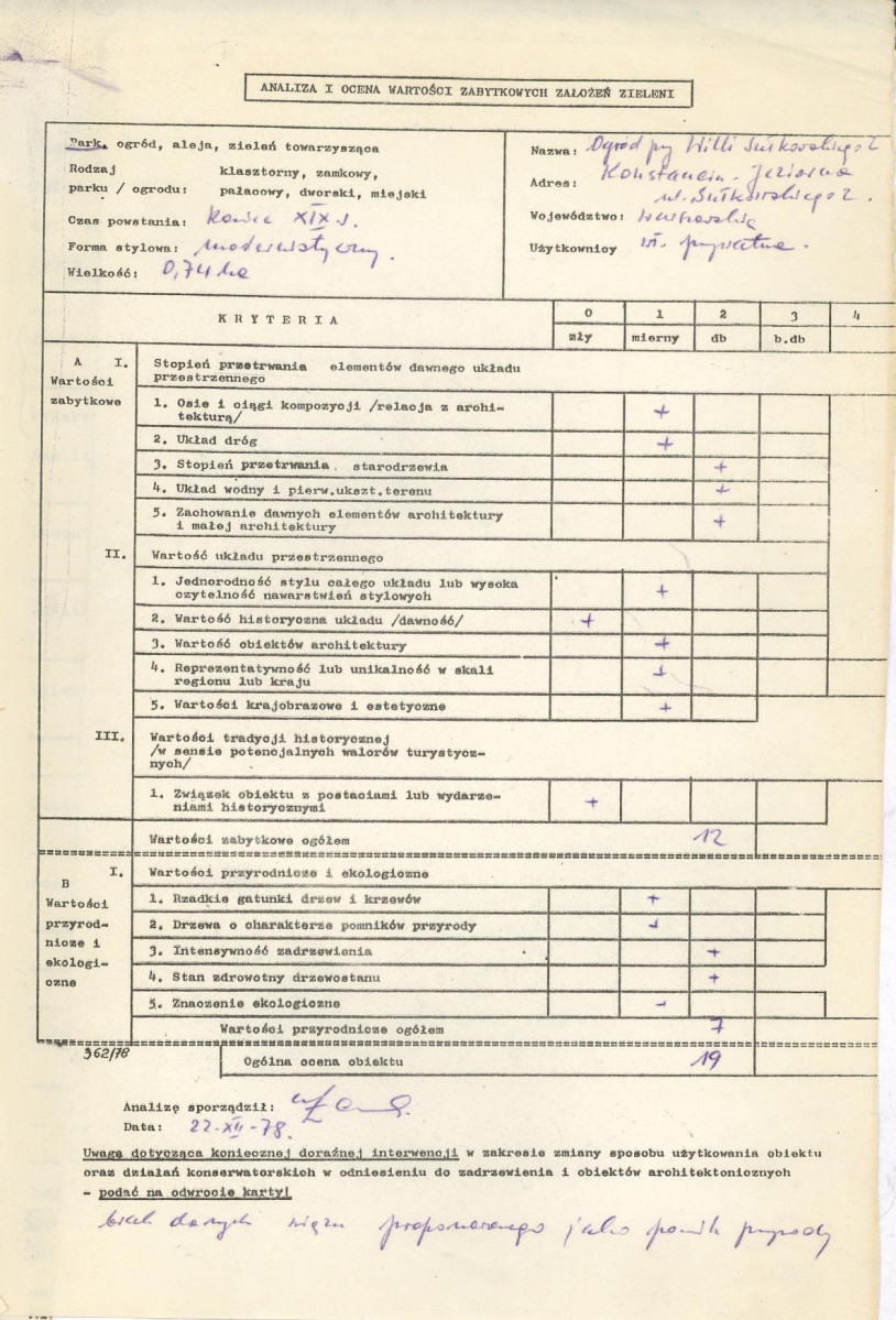 Ewidencja parkowa, skan nr 3