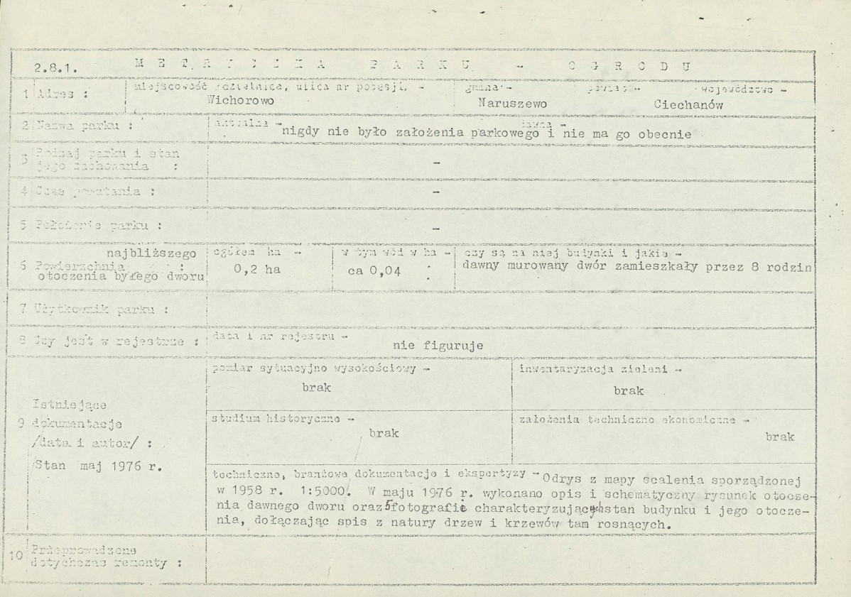 Ewidencja parkowa, skan nr 4