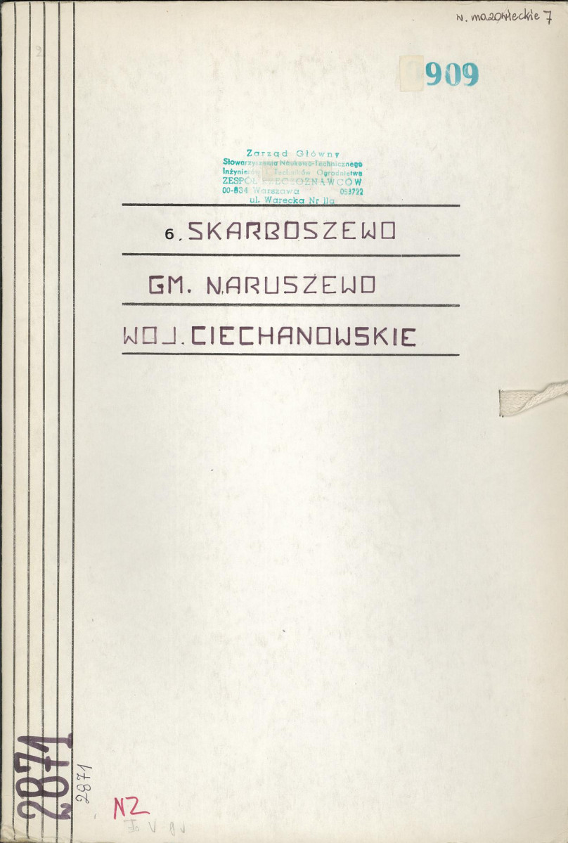 Ewidencja parkowa, skan nr 1