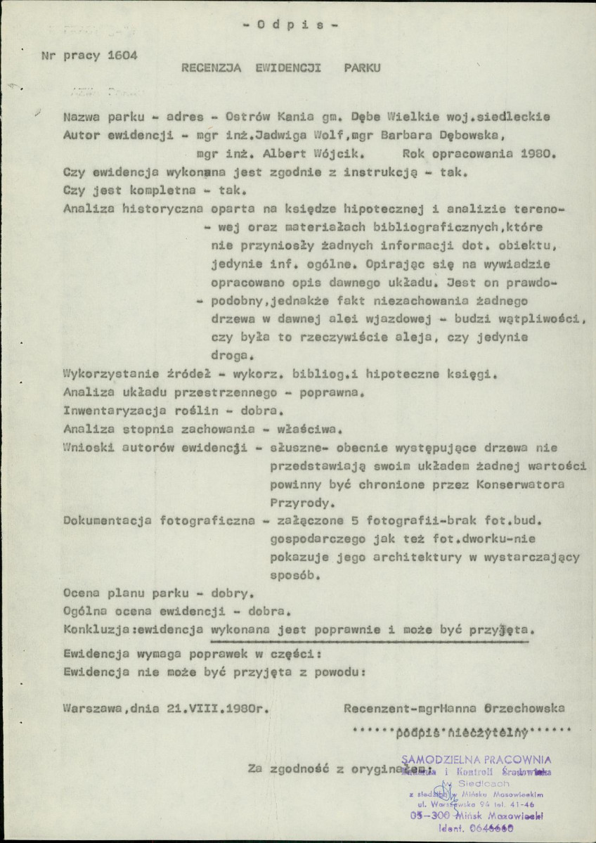 Ewidencja parkowa, skan nr 6
