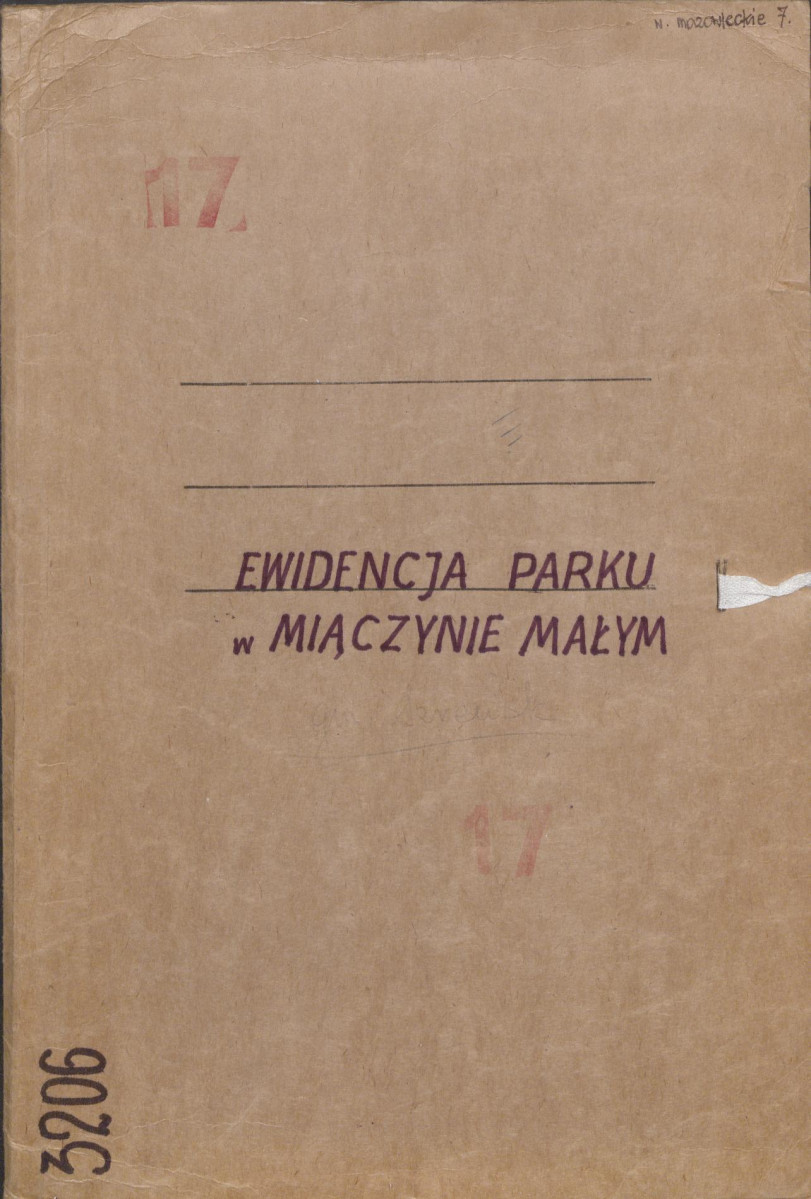 Ewidencja parkowa, skan nr 1