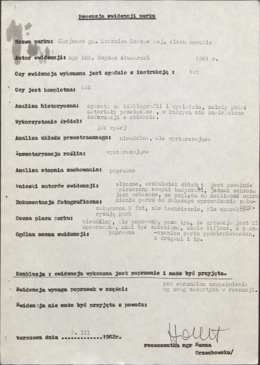 Ewidencja parkowa, skan nr 6