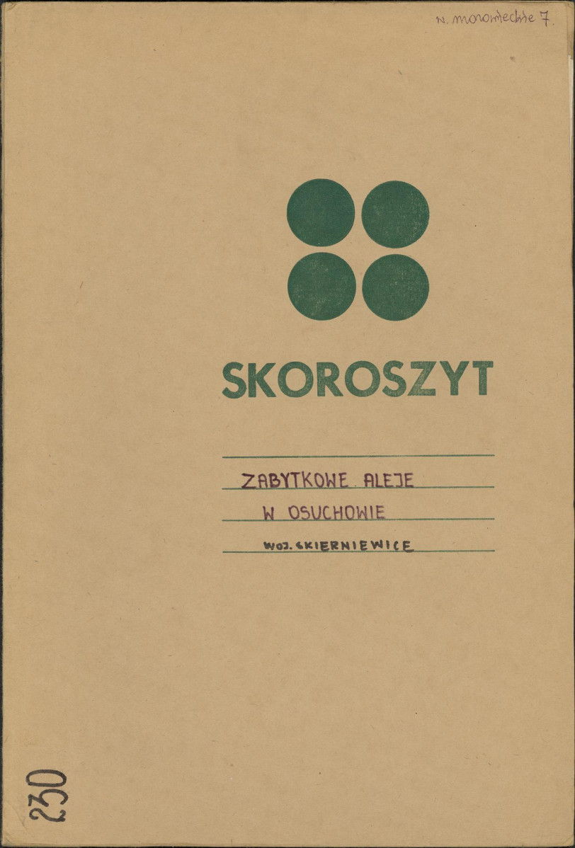 EP - Ewidencja parkowa, skan nr 1