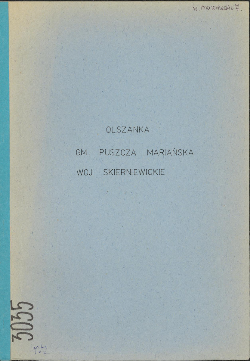 EP - Ewidencja parkowa, skan nr 1