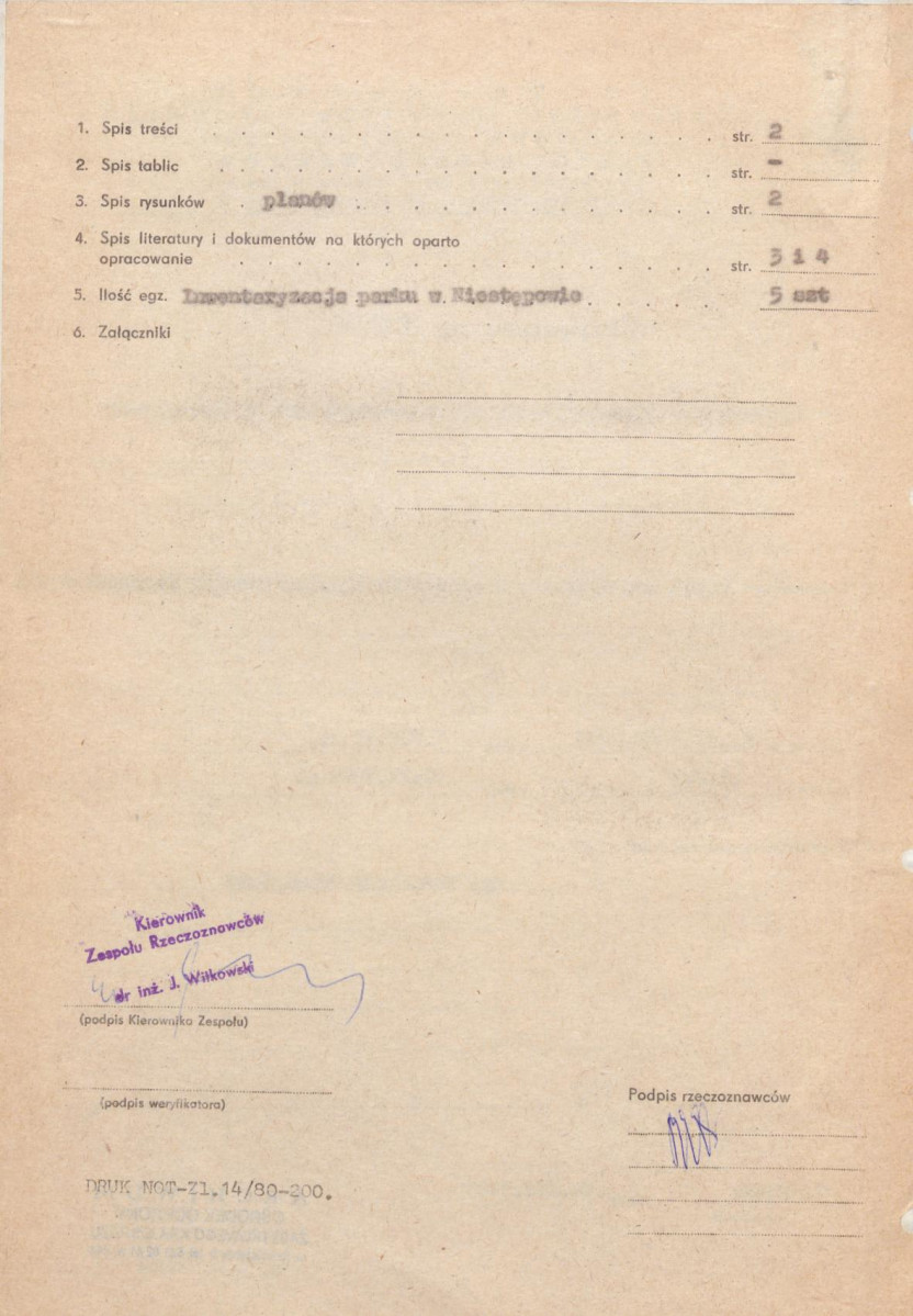 EP - Ewidencja parkowa, skan nr 6