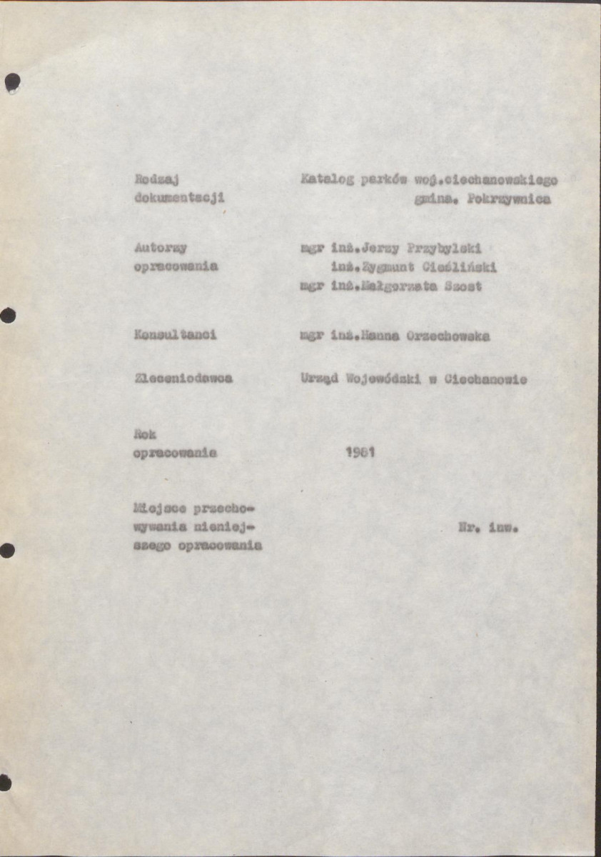 EP - Ewidencja parkowa, skan nr 7