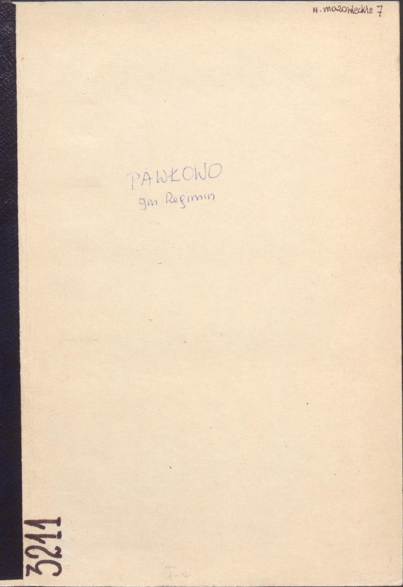 EP - Ewidencja parkowa, skan nr 1