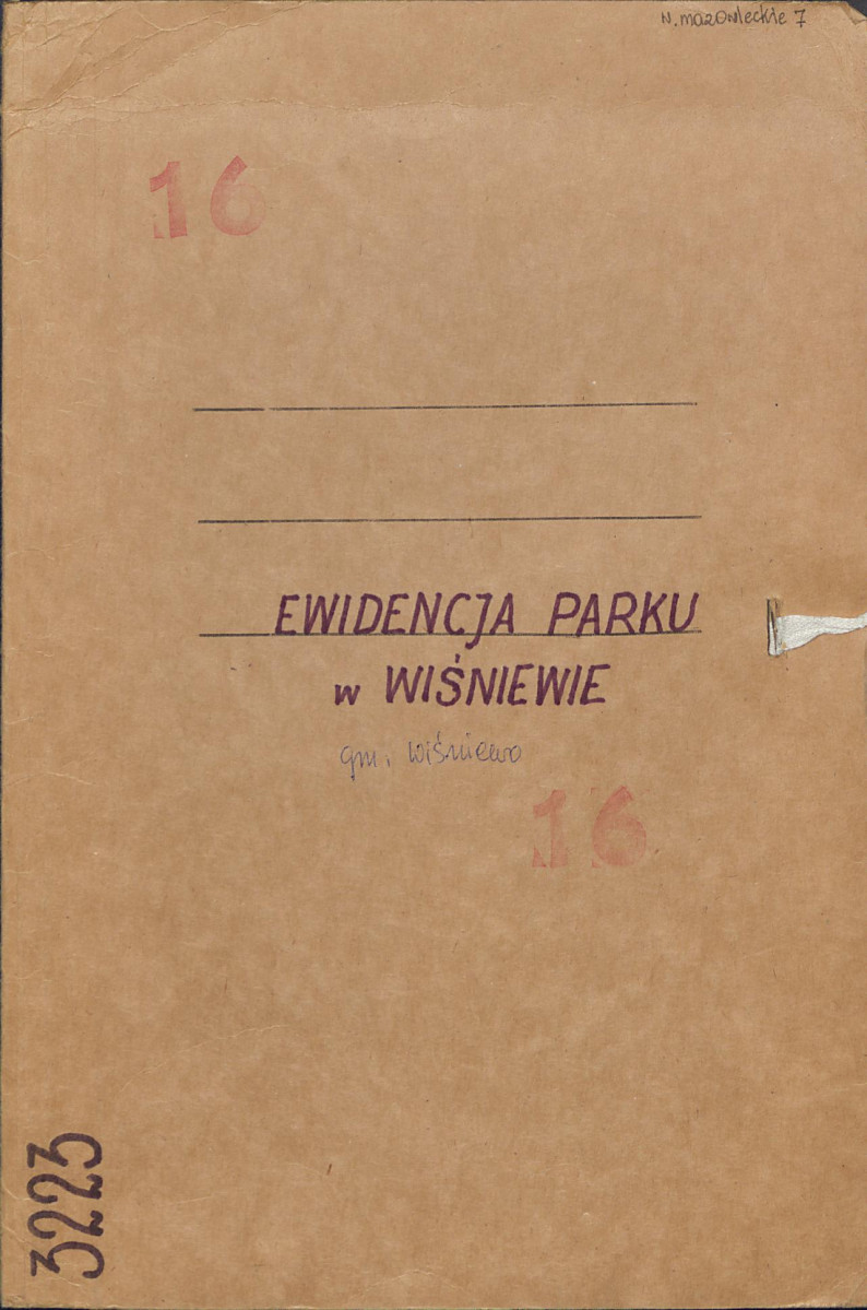 Ewidencja parkowa, skan nr 1