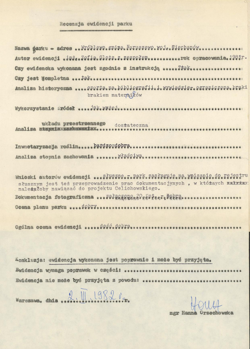 Ewidencja parkowa, skan nr 5