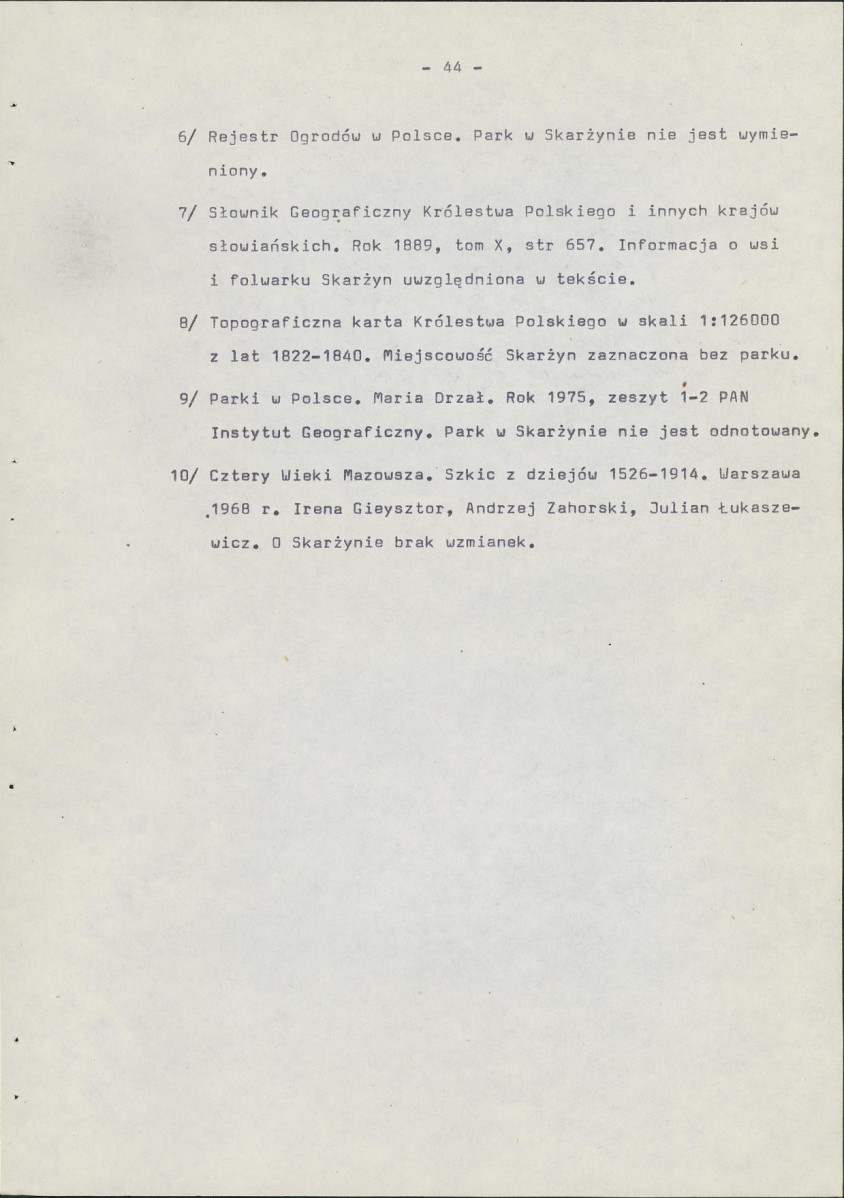 Ewidencja parkowa, skan nr 52