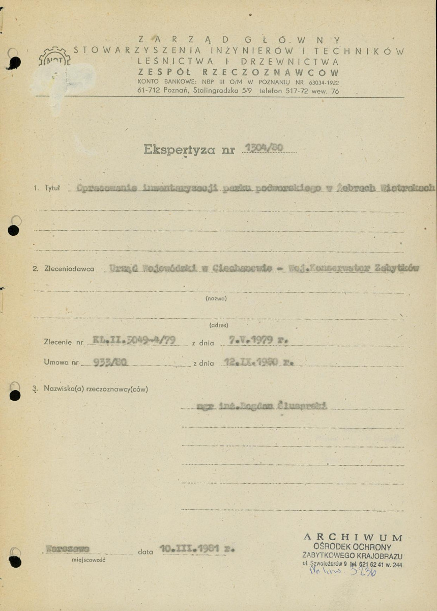 EP - Ewidencja parkowa, skan nr 5