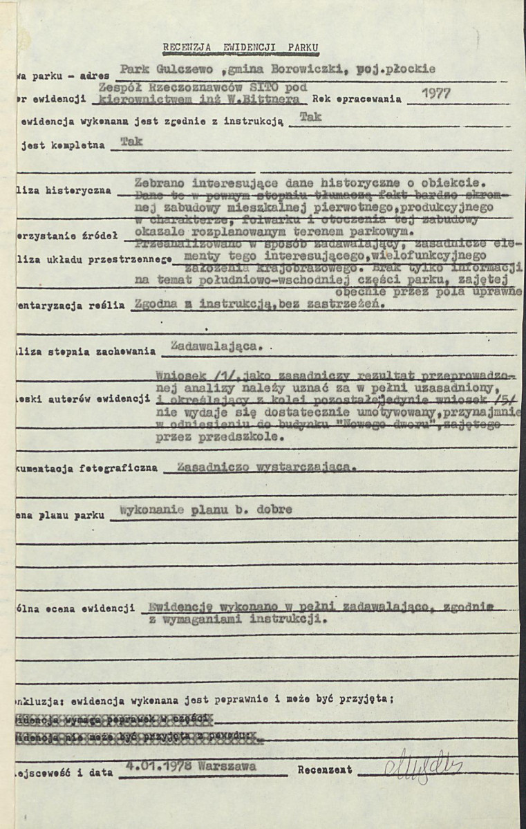 Ewidencja parkowa, skan nr 4