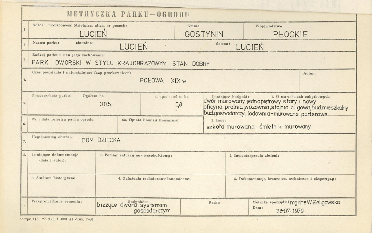 Ewidencja parkowa, skan nr 6