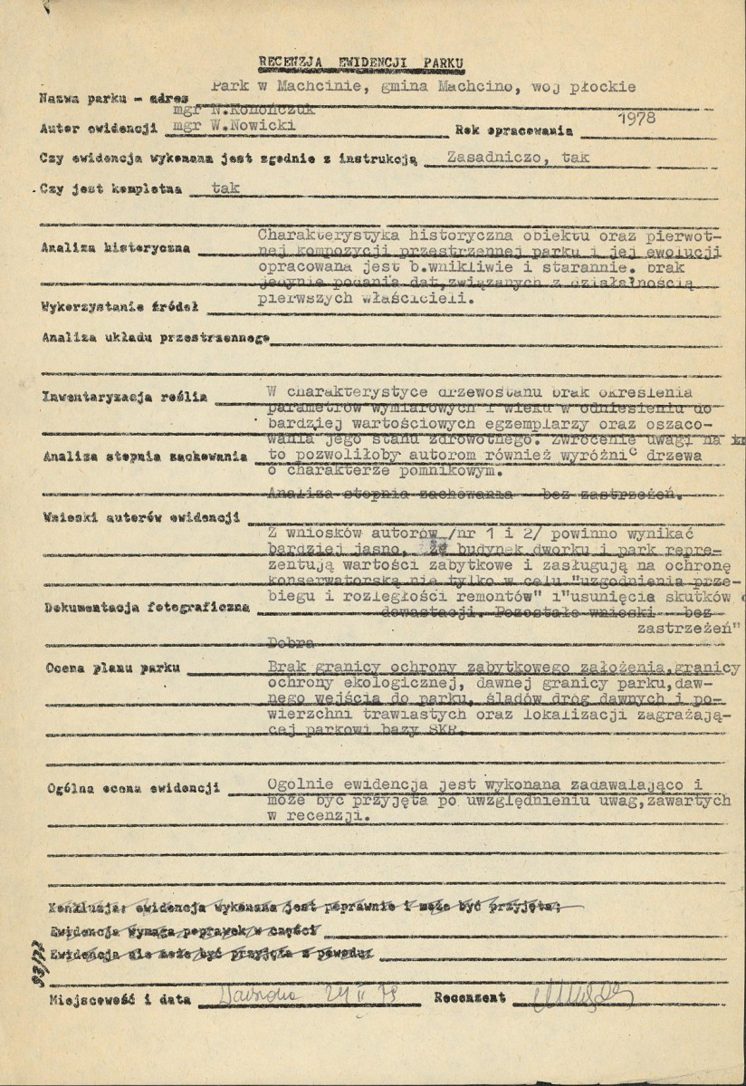 Ewidencja parkowa, skan nr 23