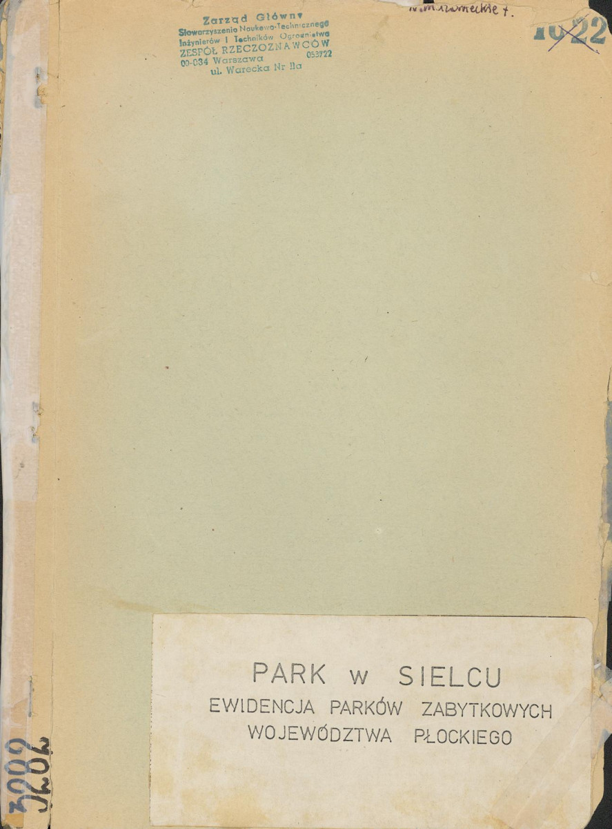 Ewidencja parkowa, skan nr 2