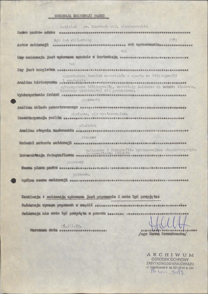 Ewidencja parkowa, skan nr 6