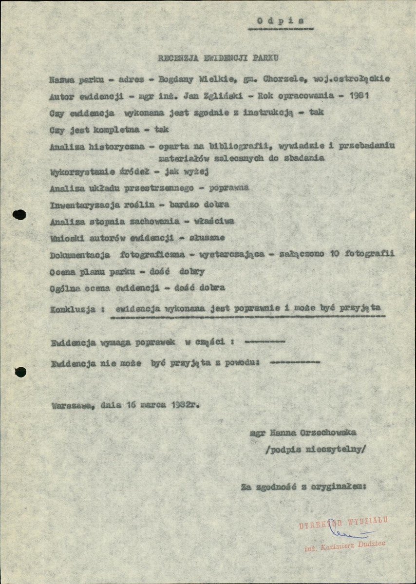 Ewidencja parkowa, skan nr 5