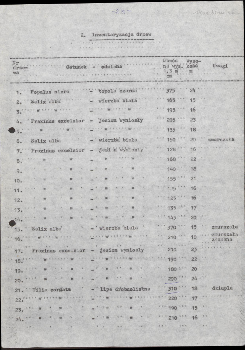 Ewidencja parkowa, skan nr 27