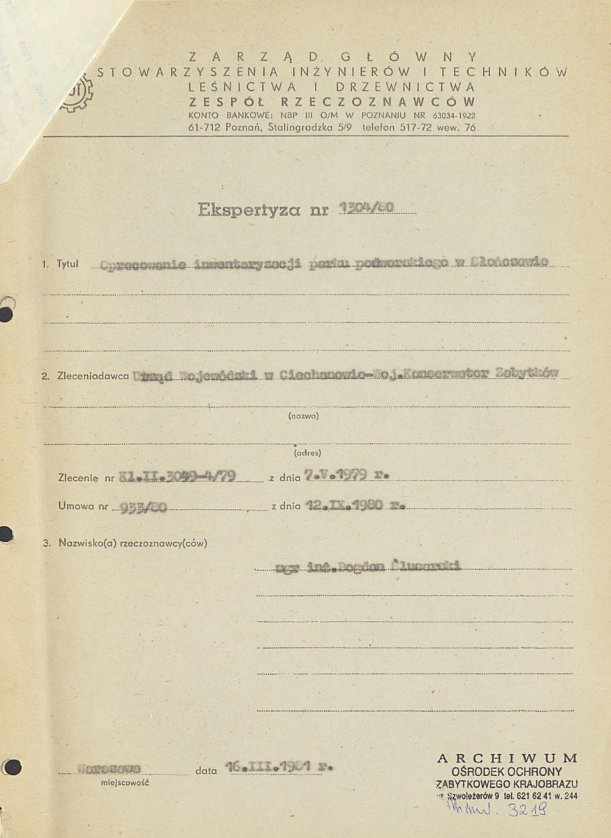 EP - Ewidencja parkowa, skan nr 5