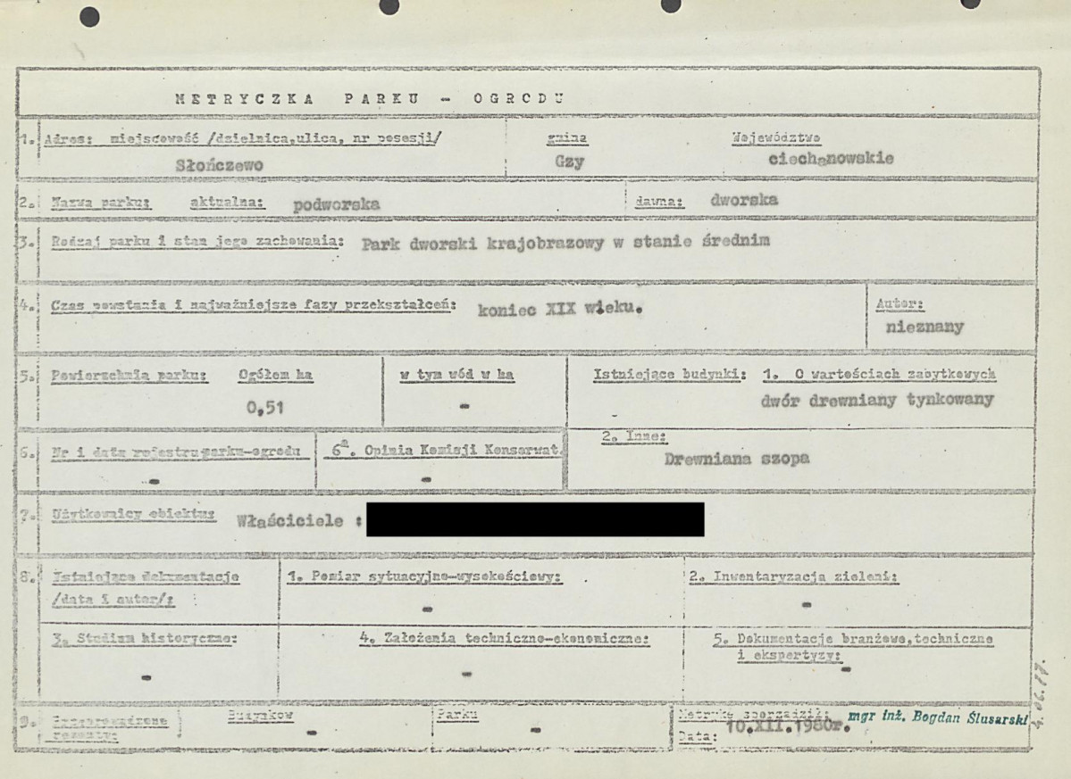 EP - Ewidencja parkowa, skan nr 8