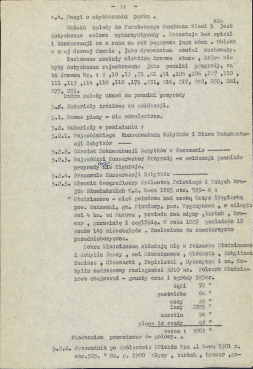 Ewidencja parkowa, skan nr 23