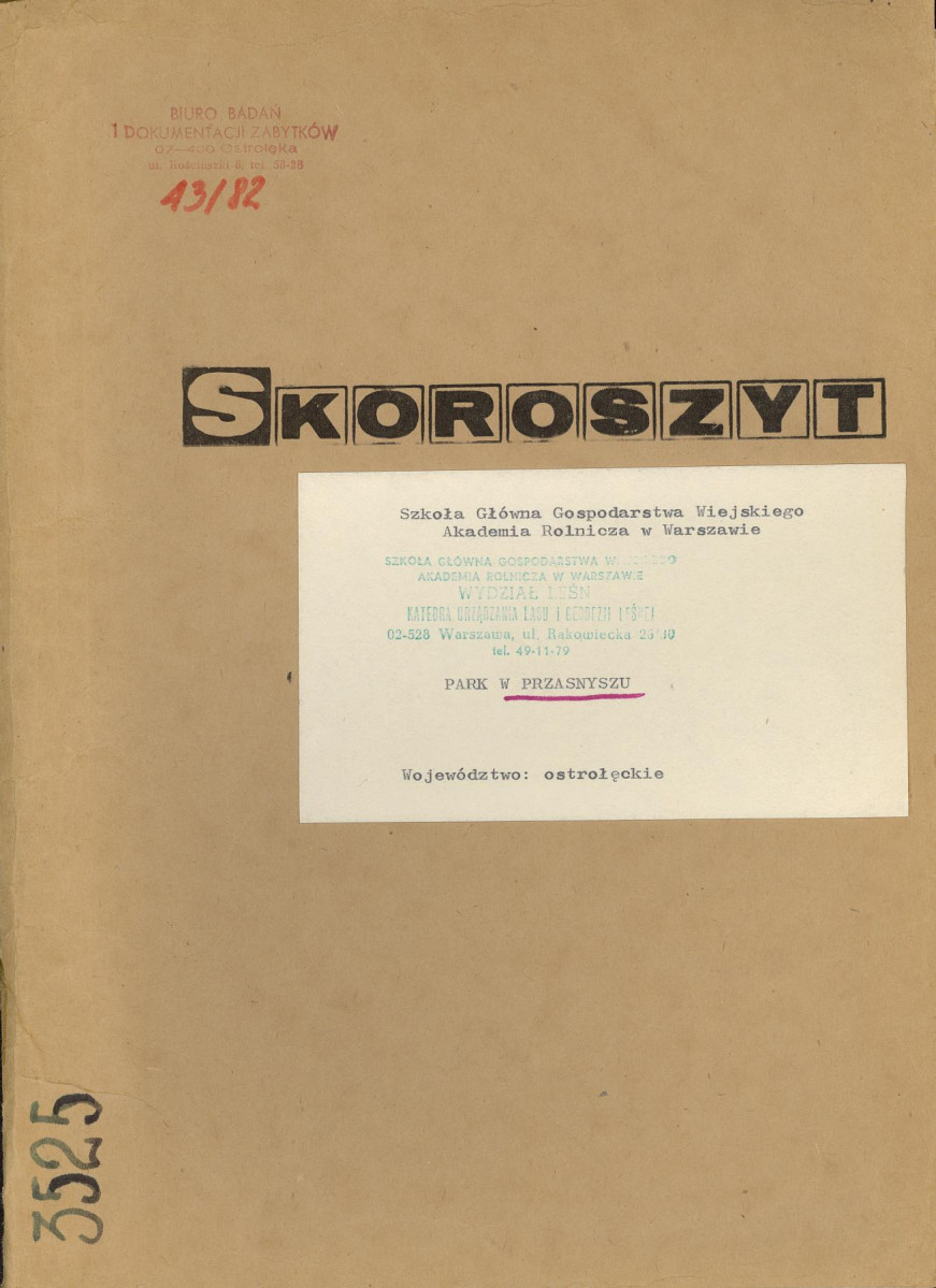 Ewidencja parkowa, skan nr 1