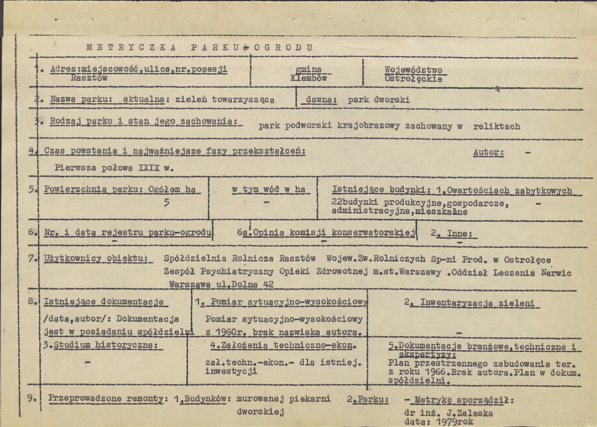 Ewidencja parkowa, skan nr 6